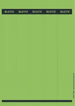 LEITZ Etiquette pour dos de classeur, 39 x 285 mm, vert