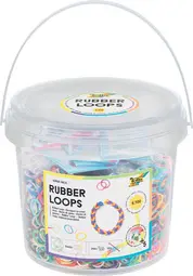 folia Rubber Loops Super Pack, 5.700 pièces, dans un seau