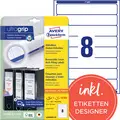 AVERY Zweckform Etiquette pour dos de classeur, détachable