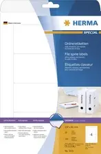 HERMA Etiquette dos de classeurs SPECIAL, 157 x 61 mm, blanc