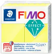 FIMO EFFECT Pâte à modeler, cuisson au four, jaune fluo