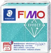 FIMO Pâte à modeler EFFECT, galaxy turquoise, 57 g