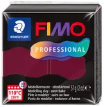 FIMO PROFESSIONAL Pâte à modeler, 57 g, bordeaux