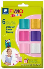 FIMO kids Kit pâte à modeler Colour Pack "girlie", set de 6