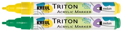 KREUL Marqueur acrylique TRITON Acrylic Marker, jaune clair