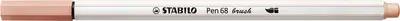 STABILO Feutre pinceau Pen 68 brush, rose clair