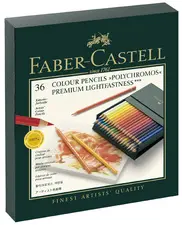 FABER-CASTELL Crayons de couleur POLYCHROMOS,boîte d'atelier