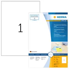 HERMA Étiquette en film SPECIAL, 97,0 x 42,3 mm, transparent