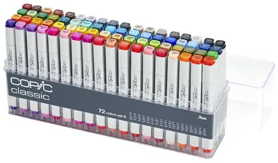 COPIC Marqueur classic, kit 1 de 72