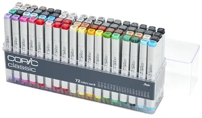 COPIC Marqueur classic, set 2 de 72