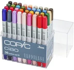 COPIC Hobbymarker ciao, set D de 36
