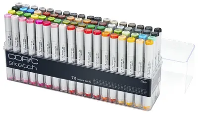 COPIC Marqueur sketch, set C de 72