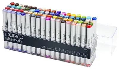 COPIC Marqueur sketch, set D de 72