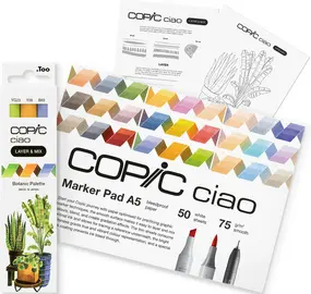 COPIC Marqueur ciao "LAYER & MIX Starter Set", Botanic