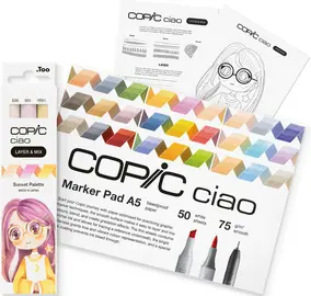 COPIC Marqueur ciao "LAYER & MIX Manga Starter Set", Sunset
