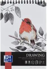 Oxford Art Bloc de dessin à spirale "Drawing", A4, 160 g/m2