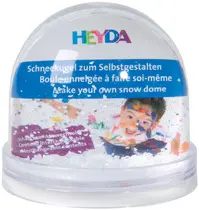 HEYDA Boule à neige personnalisable, (L)90 x (H)85 mm