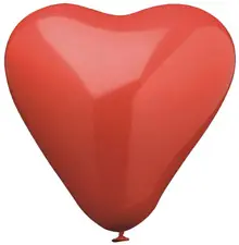 PAPSTAR Ballon de baudruche "Heart", grand, rouge