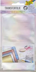 folia Film de transfert, 90 x 160 mm, 8 feuilles, assorti