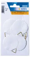 HERMA Attache pour cadre, diamètre: 55 mm, Shirting, blanc