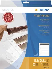 HERMA Pochettes pour négatifs, pour 7 x 5 négatifs, clair
