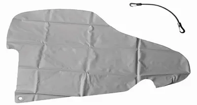 IWH Housse pour barre d'attelage de remorque, gris