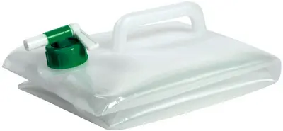 EDA Jerrican pour eau avec robinet, 15 litres, pliable