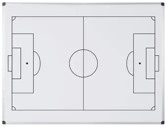 Bi-Office Tableau blanc mural terrain de foot, 1.200x900 mm