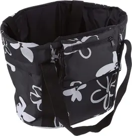 FISCHER Sac de courses pour guidon de vélo, noir / blanc