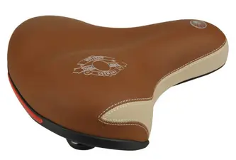 FISCHER Selle de vélo Élastomère, capuccino
