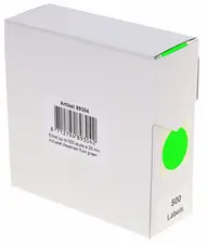 rillprint Pastille de couleur, diamètre: 50 mm, vert fluo