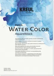 KREUL Bloc pour artistes Paper Water Color, A3, 10 feuilles