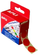 APLI Pastille de signalisation, diamètre: 15 mm, rouge