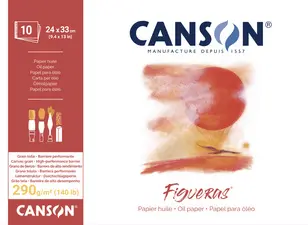 CANSON Bloc papier dessin "Figueras", 500 x 700 mm, 290 g/m2