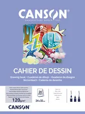 CANSON Cahier de dessin, uni, 120 g/m2, 240 x 320 mm