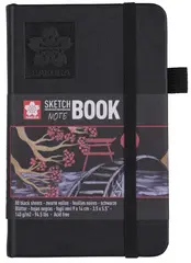 SAKURA Carnet de croquis, 130 x 210 mm, noir