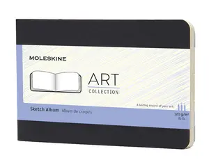 MOLESKINE Album de croquis, L/A5, 120 g/m2, carton, noir