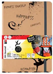 Marabu Carnet de notes "Art Journal", A4, 180 g/m2