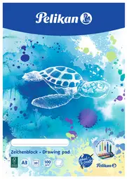 Pelikan Bloc à dessin C3/20, A3, 100 g/m2, 20 feuilles