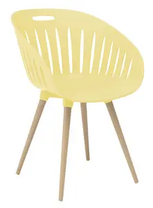 Topstar Chaise d'extérieur "T2023", set de 2, jaune