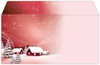 sigel Enveloppe à motif de Noël "Silent Night", format long