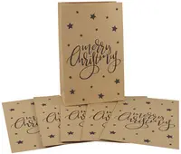CACTUS Pochette cadeau de Noël "Merry Christmas", 100x160 mm