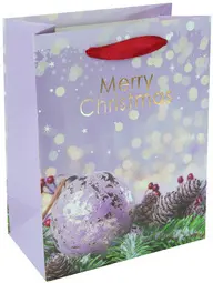 sigel Sac cadeau de Noël "Charmful Christmas", grand