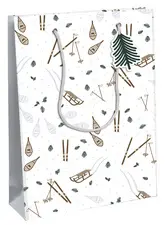 Clairefontaine Sac cadeau de Noël "Winter", large