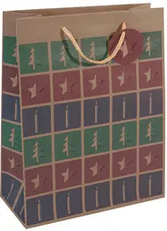 sigel Sac cadeau de Noël "Cut-out style", grand