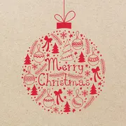 PAPSTAR Serviette à motif de Noël "Christmas Ball