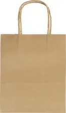 folia Sac en papier kraft, 125 x 50 x 150mm, naturel