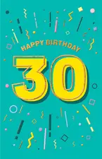 SUSY CARD Geburtstagskarte "Zahlen" - 60. Geburtstag