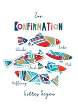 CACTUS Konfirmationskarte "Fische