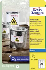 AVERY Zweckform Etiquette, 210 x 297 mm, blanc